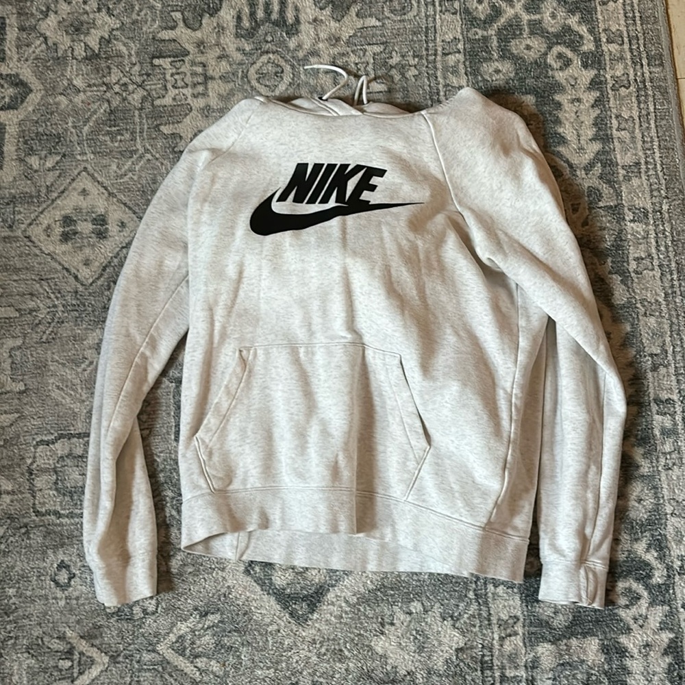 White Nike hoodie